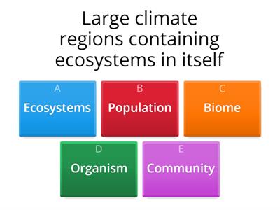 9th Grade Integrated Science - Ecology