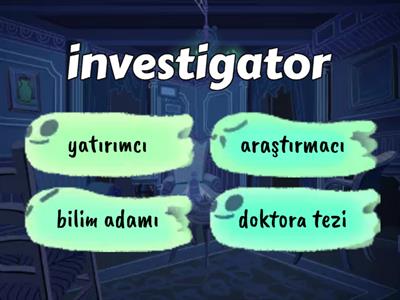 LGS 9. Ünite Science Word Test