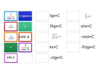 Алғашқы функция және интеграл 