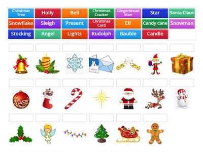 Christmas words game