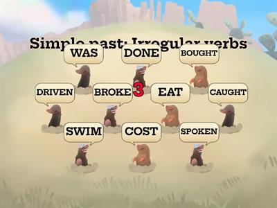 Irregular verbs - Simple past