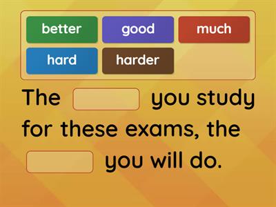 3. Double comparatives 