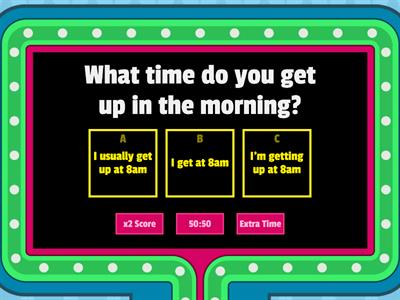 Present simple / Present continuous 