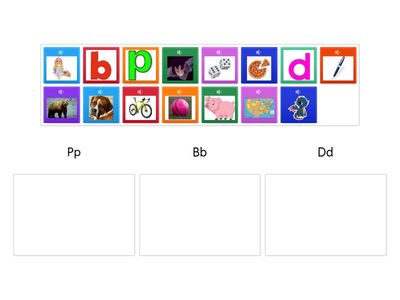 Kids box 1 phonics p, b or d? 