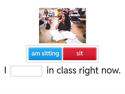 Present Continuous vs Simple Present 