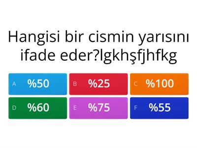 5. SINIF MATEMATİK YÜZDELE