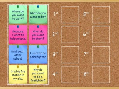 BH3 Unit 3 - order the sentences