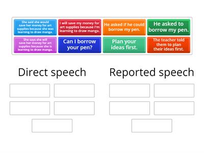 Reported speech