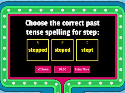 Adding the -ed suffix