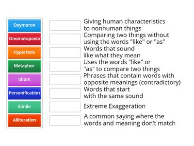 Figurative Language Word Wall