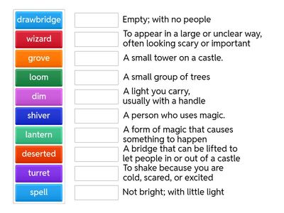 Christmas in Camelot - Chapter 2 Vocabulary