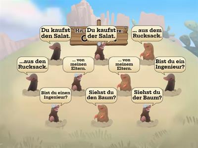 Nominativ, Akkusativ, Dativ 2