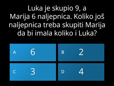 3. Tekstualni životni zadaci - brojevi do 10