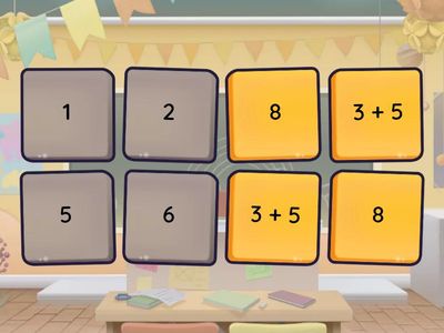 Chọn cặp đôi được phép tính phù hợp với kết quả