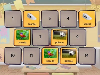 memory per bambini di 4 anni