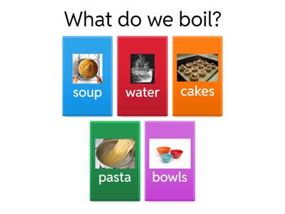 PU2. Unit 7. Cooking actions