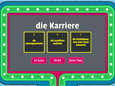 Wiederholung -B1/ Wortschatz