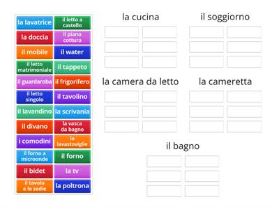 la casa - vocaboli