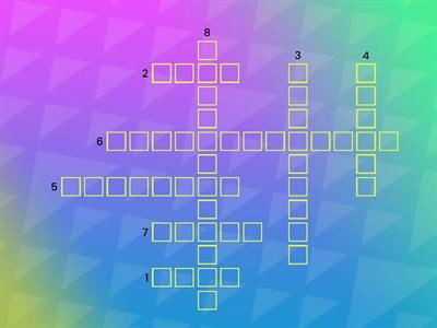 Parts of Speech Crossword 