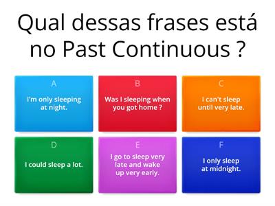 Past Continuous 