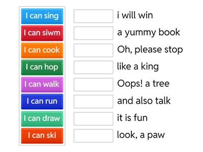 The robot can! rhyme