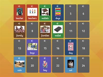 Single and plural nouns