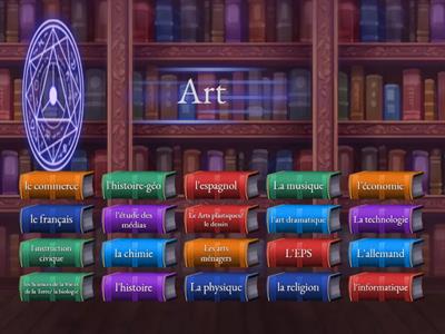 Les matières scolaires - igcse