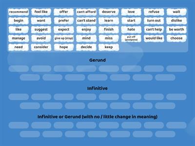 Infinitive or gerund?