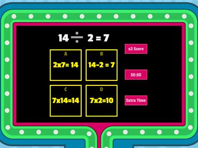 Related Multiplication and Division Facts