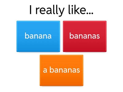 Countable/uncountable (+speaking)