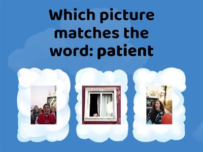 Personalities & behavior - picture quiz