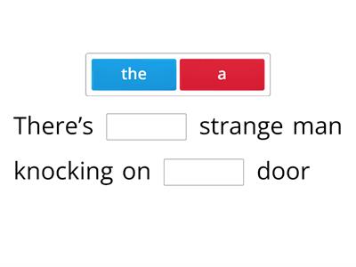 Generalizing using articles