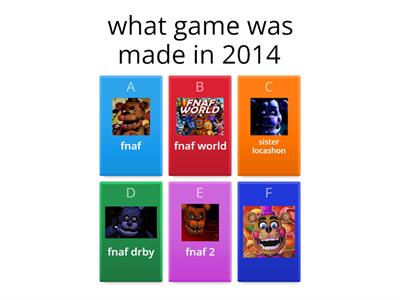 fnaf quiz