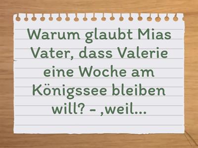 Wochenende für Valerie