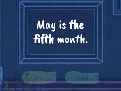 Months + ordinal numbers