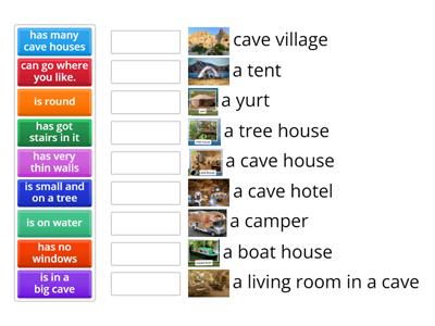 Super Minds 1 types of homes