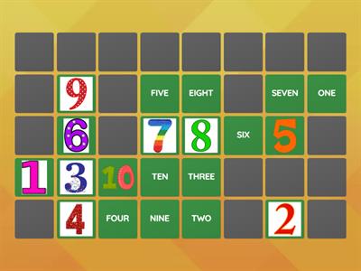 MEMORY GAME NUMBERS (1-20)