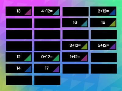 Tables +12 Matching Pairs