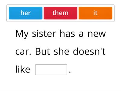 F&F4 Personal pronoun (subject and object pronoun)