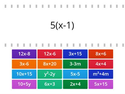 Multiplying out single brackets