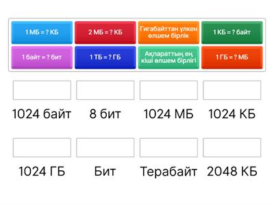 Ақпараттың өлшем бірліктері