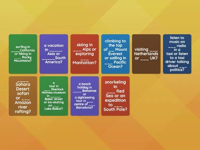 This or that (articles with geographical names) - with answers