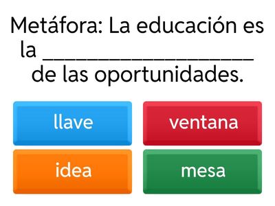 Analogías y metáforas