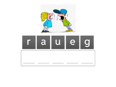 Emily angrams UE words