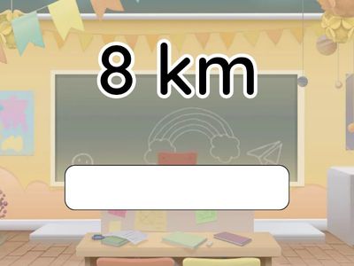 Equivalent lengths (km and m)