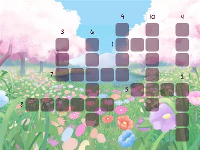  Regular and Irregular verbs - Past Simple Crossword