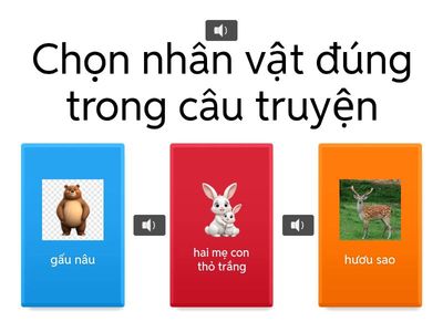 Câu truyện ngôi nhà của thỏ trắng có những nhân vật nào