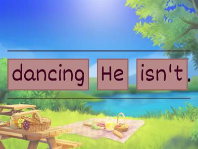 Put the words in the correct order.