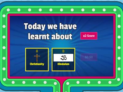 Hinduism quiz SEND L4