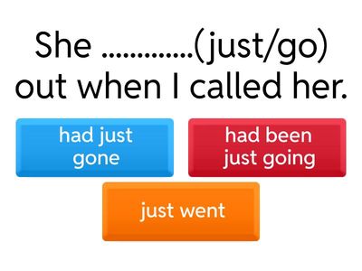 Past perfect/Past perfect continuous